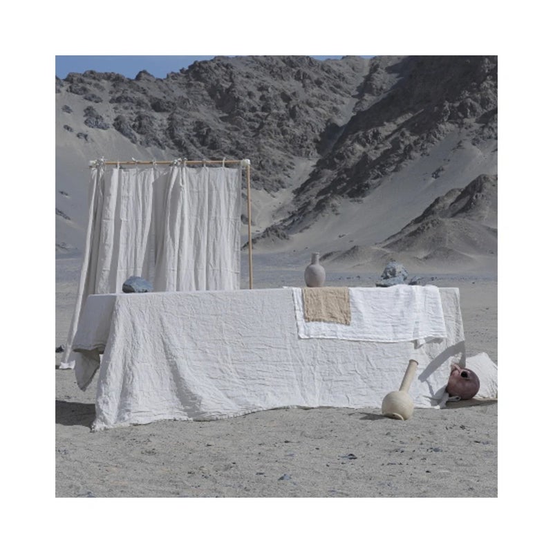 Bluejw New Biodegradable and Recyclable French Flax Linen Tablecloth - Image 2